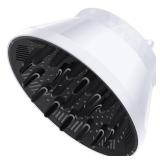 Universal Travel Hair Diffuser, Collapsible Foldable Hair Dryer Attachment Portable for Salon Blower Wavy Curly Hair, Professional Adjustable Fast-drying for Blow Dryer 1.5-3.22" Nozzle - Retail: $17"