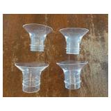 Momcozy 15/17/19/21mm 4Count Flange Insert Compatible with 24mm Flange/Shield of Most Pumps - Retail: $74