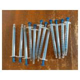 12 Pack - 1ml Plastic Syringe with Measurement, No Needle Suitable for Refilling and Measuring Liquids, Feeding Pets, Oil or Glue Applicator - Retail: $8