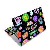 12.1-15.6 Inch Laptop Skin Decal, Universal Reusable Vinyl Laptop Cover Sticker, Waterproof Art Decal Protector with Funny Expressions - Retail: $13