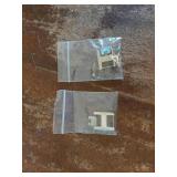 2 PCS Silver Watch or Bracelet Fold Over Clasp Stainless Steel Watch Extension Clasp Square Metal Strap Replacement Accessories for Jewelry Making Women DIY Craft Supply,24x16mm - Retail: $11