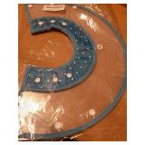 Pet Cone Recovery Dog Cone Adjustable Dog Collar Clear Padded Collar with Breathable Soft Edge, Plastic Puppy Cone Protect The Neck Surgery Recovery, Designed for Cats and Puppies (Medium, Blue) - Ret