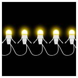 Accessory Cord with 5 Led Light Bulb 7.5 Feet Christmas Village Accessories Sets for Christmas Indoor Lamp Cord with Switch LED Light for Holiday Village House Decors Crafts(2 Sets)