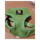 EcoBark Dog Harness - Eco-Friendly Max Comfort Harnesses - Luxurious Soft Mesh Halter - Over The Head Harness Vest- No Pull and No Choke for Puppy, Toy Breeds & Small Dogs (Small, Green) - Retail: $16
