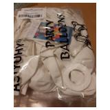 White Balloons 100 Pack 12 Inch White Latex Party Balloons with 2 Rolls of Ribbon Helium Balloons for Wedding Birthday Party Baby Shower Engagement Anniversary Decorations - Retail: $7