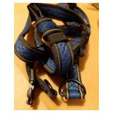 Dog Harness, No Pull, Reflective, Adjustable, Stops Pets from Pulling and Choking, Medium/Large, Blue, XL - Retail: $24