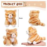 8 Pcs Cat Stuffed Animals Bulk Plush Pets 5 Inch Cute Assorted Plush Cats Horse for Birthday Halloween Christmas Party Favors Favors(Long Hair Cat) - Retail: $27