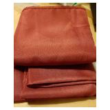 Square Tablecloths 54x54 Inch Burgundy, 2 Pack - Fabric Table Cloth for Square or Round Tables, Washable Polyester Table Cover for Christmas Dinner, Holiday Party, Decorative Display Tables - Retail: 