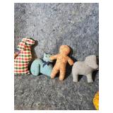 Handmade Fabric Animal Stuffy Collection - Washable