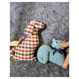 Handmade Fabric Animal Stuffy Collection - Washable