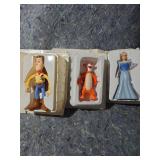 Disney Animated Characters Action Figure Set & Movie Promo Box - Items Good Condition Some Box Damage