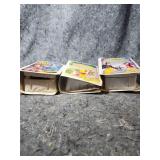 Disney Animated Characters Action Figure Set & Movie Promo Box - Items Good Condition Some Box Damage