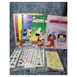 1980s Disney Magazine & Holiday Sticker Collection