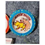 1960s Tin Plates and Airline Playing Cards Collection