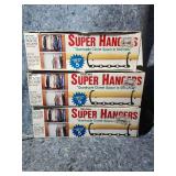 Lot of 5 Sets of 5.  Super Hangers Space Saving Closet System - Set of 5