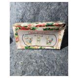 Crystal Mouse Figurine with Pink Ears and Workout Bear Ceramics