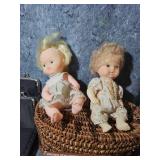 Mixed Lot - Baby Dolls, Accessories and Pill Box