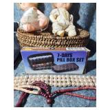 Mixed Lot - Baby Dolls, Accessories and Pill Box