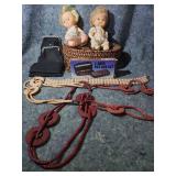 Mixed Lot - Baby Dolls, Accessories and Pill Box