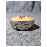 PartyLite Crystal Flower Tea Light Holder with Chain