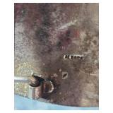 Decorative Mother of Pearl Inlay Alpaca Belt Buckle