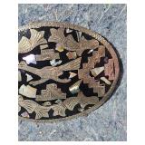Decorative Mother of Pearl Inlay Alpaca Belt Buckle