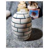 Decorative Holiday Collectibles Set with Crystal Block