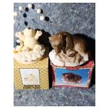 Decorative Holiday Collectibles Set with Crystal Block