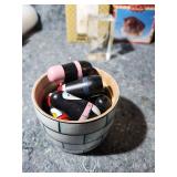 Decorative Holiday Collectibles Set with Crystal Block