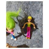 Mixed Toy Lot with Girl Scout Memorabilia Case