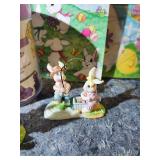 Easter Bunny Figurines and Activity Set