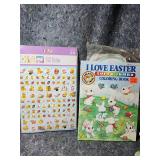 Easter Bunny Figurines and Activity Set