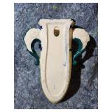 Floral Ceramic Wall Pocket Vase