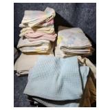 Baby Burp Cloths and Washcloths Bundle - Perfect for Shop Towels