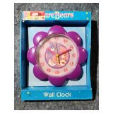 Care Bears Purple Flower Wall Clock