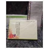 Hallmark Party Supplies Bundle - Floral Napkins and Recipe Cards