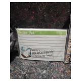 Hallmark Party Supplies Bundle - Floral Napkins and Recipe Cards