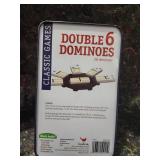 Double 6 Dominoes Classic Game in Tin