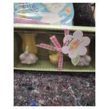 Hallmark Easter Gift Set with Rainbow Basket and Mini Vases