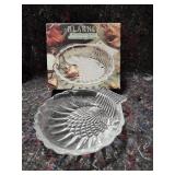 Blarney 24% Lead Crystal Shell Serving Dish