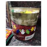 Holiday Decor Bundle - Christmas Cards and Foam Garland