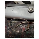 Eyeglass Collection with Cases and Zebra Print Purse