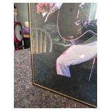 1970s Concert Photograph in Gold Frame