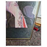 1970s Concert Photograph in Gold Frame