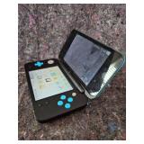 Nintendo 2DS XL Black/Turquoise Gaming Console - No Adaptor, Screen Broken, Powers On