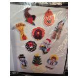 Bucilla Holiday Plastic Canvas Craft Kit Bundle