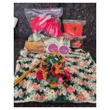 Mixed Yarn and Crochet Supply Lot