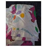 Barney Twin Bed Sheet Set - 2 Sheets, One Fitted Sheet and One Valance