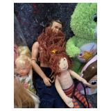 Mixed Toy Lot - Care Bear, Dolls and Play Items