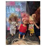 Mixed Toy Lot - Care Bear, Dolls and Play Items
